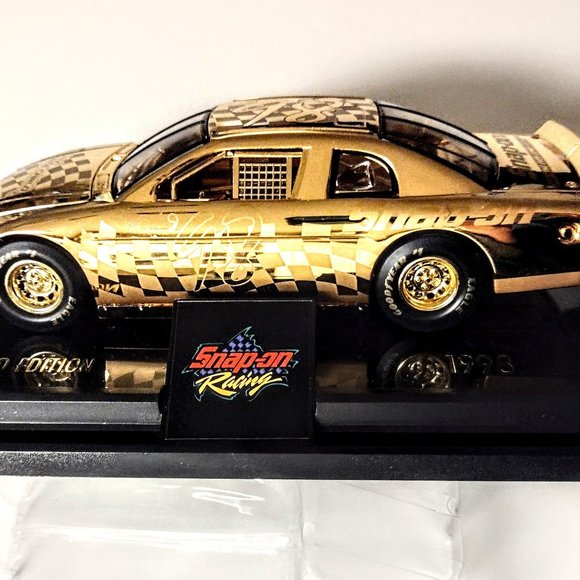 Snap-on 1998 1:24 Die Cast 24K Gold-Plated #98 Monte, Ltd Edn 395 of 10,000 NEW! - Picture 2 of 16